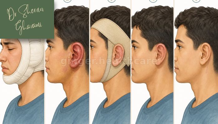 خطرات خوابیدن زودهنگام روی گوش جراحی‌شده