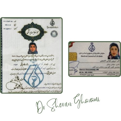 خانم دکتر شروین قوامی بهترین جراح لیفت شقیقه در سعادت آباد تهران
